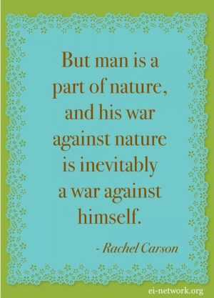 Rachel Carson nature quotation
