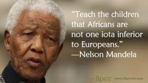 Quote of the Day: Nelson Mandela on African Children