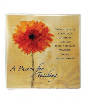 CUTE TEACHER GIFT 'A Passion for Teaching' Petal Tile by About Face ...
