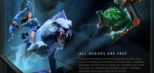 Dota 2 officially free to play, all heroes will be free, store to sell ...