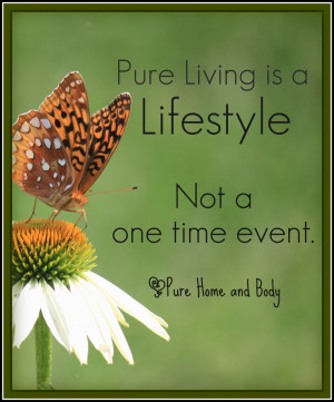 pure living quote