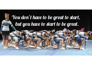 ... true. And just think everyday you cheer or practice you're progressing
