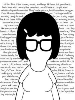 Tina Belcher with Quotes - Bob's Burgers