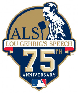 Lou Gehrig speech 75th logo to be worn on July 4, 2014 Jun 20, 2014 15 ...