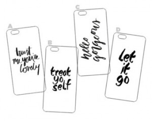 Quotes iPhone Case Insert, Clear Tr ansparent Film Inserts, iPhone 6 ...