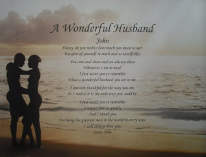 Poems for a Wonderful Husband | poems memorial poems grandparent poems ...