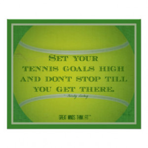 Tennis Ball and Quote 004 Posters