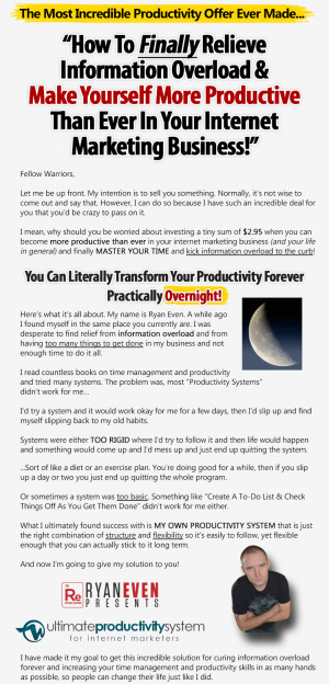 ELIMINATE Information Overload Once & For All?