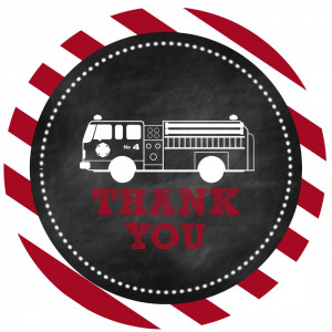 Say Thank You To A Fireman (FREE PRINTABLE)