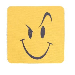 Coaster with witty quotes (c-smile)