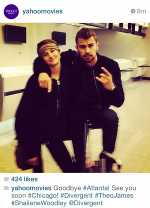 Theo James and Shailene Woodley----- does Theo James not look hotter ...
