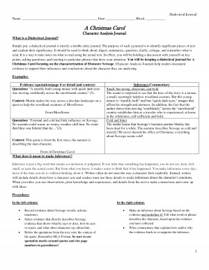 Dickens Dialectical Journal by babbian
