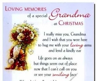 Missing You In Heaven Grandma Quotes Missing grandma at christmas