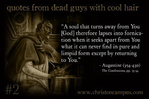 Pic2: Augustine on sin and enjoying God