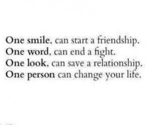 smile can make a person's day