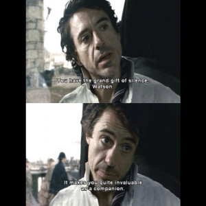 Sherlock Holmes Movie Quotes Sherlock holmes