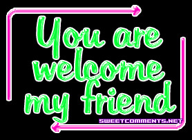 You are Welcome Comments and Profile Graphics