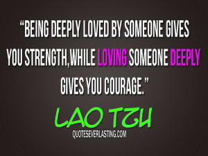 True strength is when you have a lot to cry about, but you choose to ...