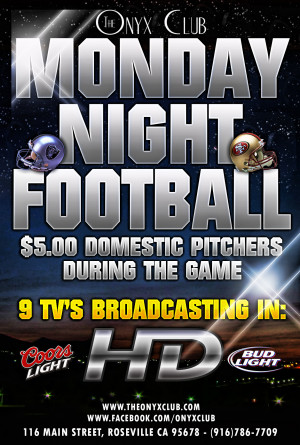 Monday Night Football Party The Club