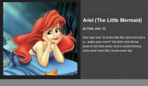 The Real Ages of Famous Cartoon Characters (40 pics)