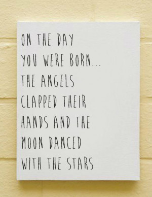 Baby Nursery Canvas, Baby Quotes & Sayings, Modern Baby Room Decor ...