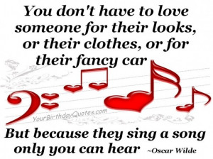 The Love Song You Hear: Quotes About Love – Oscar Wilde