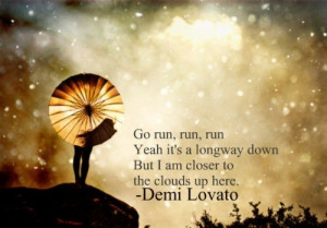 Demi lovato, quotes, sayings, skyscraper