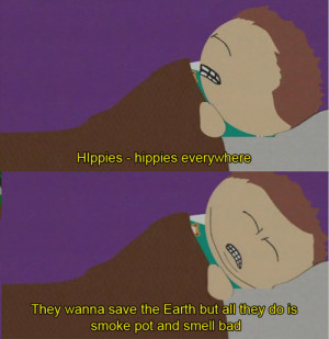 funny hippies south park Stoners cartman
