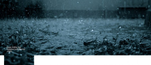 Dark sad rain Facebook cover