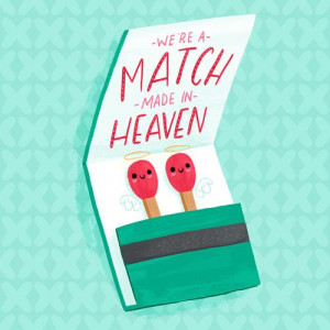 Visual Pun | Match made in heaven