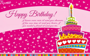 Birthday Greetings Quotes Free Birthday Card with Message