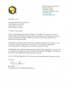 Sample Non Profit Donation Letters