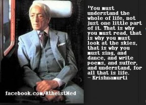 Krishnamurti.. one of my favs!