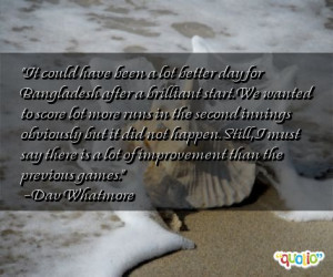 It could have been a lot better