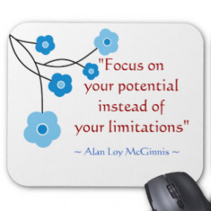 Inspirational Motivational Quote Mousepad
