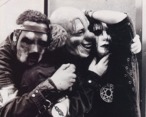 Paul gray with shawn crahan and joey jordison