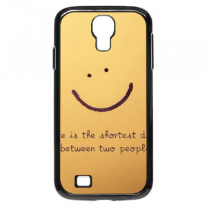 Nice Smile Quotes Galaxy S4 Case