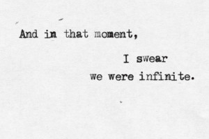 The Perks Of Being A Wallflower Quotes We Are Infinite Permalink (83 ...