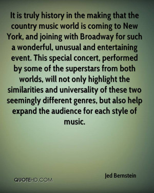 Jed Bernstein Quotes