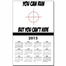 Funny Hunting Sayings Wall Calendars for 2015 - 2016