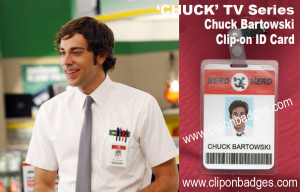 chuck tv series clip on id card morgan grimes