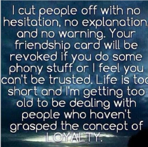 ... cut people out who were cheaters, liars and disloyal.....feels great