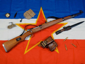 The beautiful Yugoslavian M48 rifle with it’s accessories. It would ...