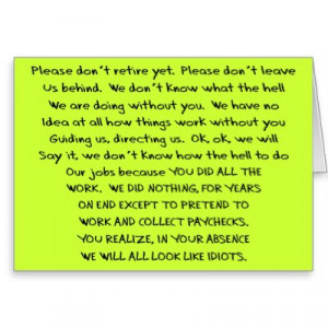 Retirement Funny Pictures on Funny Retirement Cards From Zazzle Com