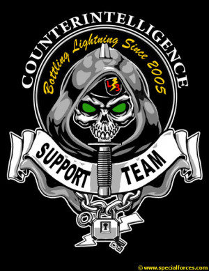 Counterintelligence Support Team - Army on Mens Short Sleeve T-Shirt