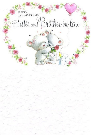 ... Quotes For Sister And Brother In Law Happy anniversary sister and