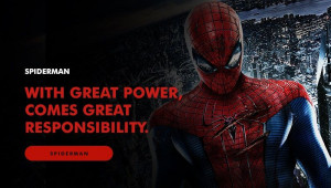 quotes with great power comes great responsibility spider man