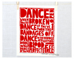 Rumi, Dance Quote, Ballet Quote, Poetry Print, Sympathy Gift, Wall art ...