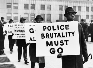 Black Muslim protest vs police brutality (Gordon Parks, 1963)