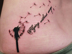 Nice dandelion tattoos